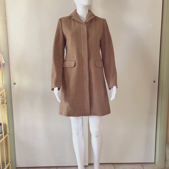 Gap Camel Wool Cashmere Blend Top Coat, XS‎ Old Money Classy Preppy Warm Layers - Picture 1 of 12